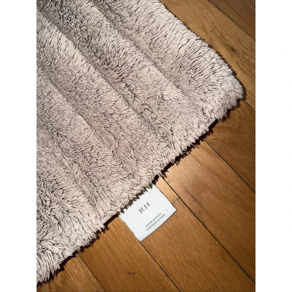 Restoration Hardware Ribbed 100% Cotton Bath Rug 30